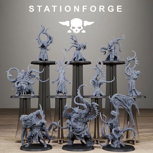 3D Printed Corrupted Guard Demon Possessed by StationForge Miniatures