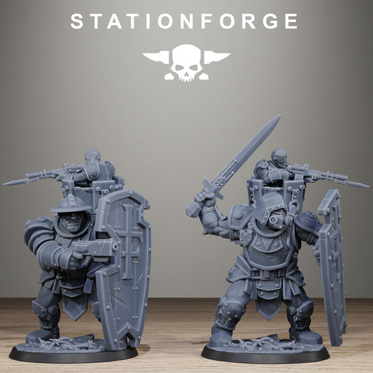 3D Printed Royal Guard Shield Bearer by StationForge Miniatures