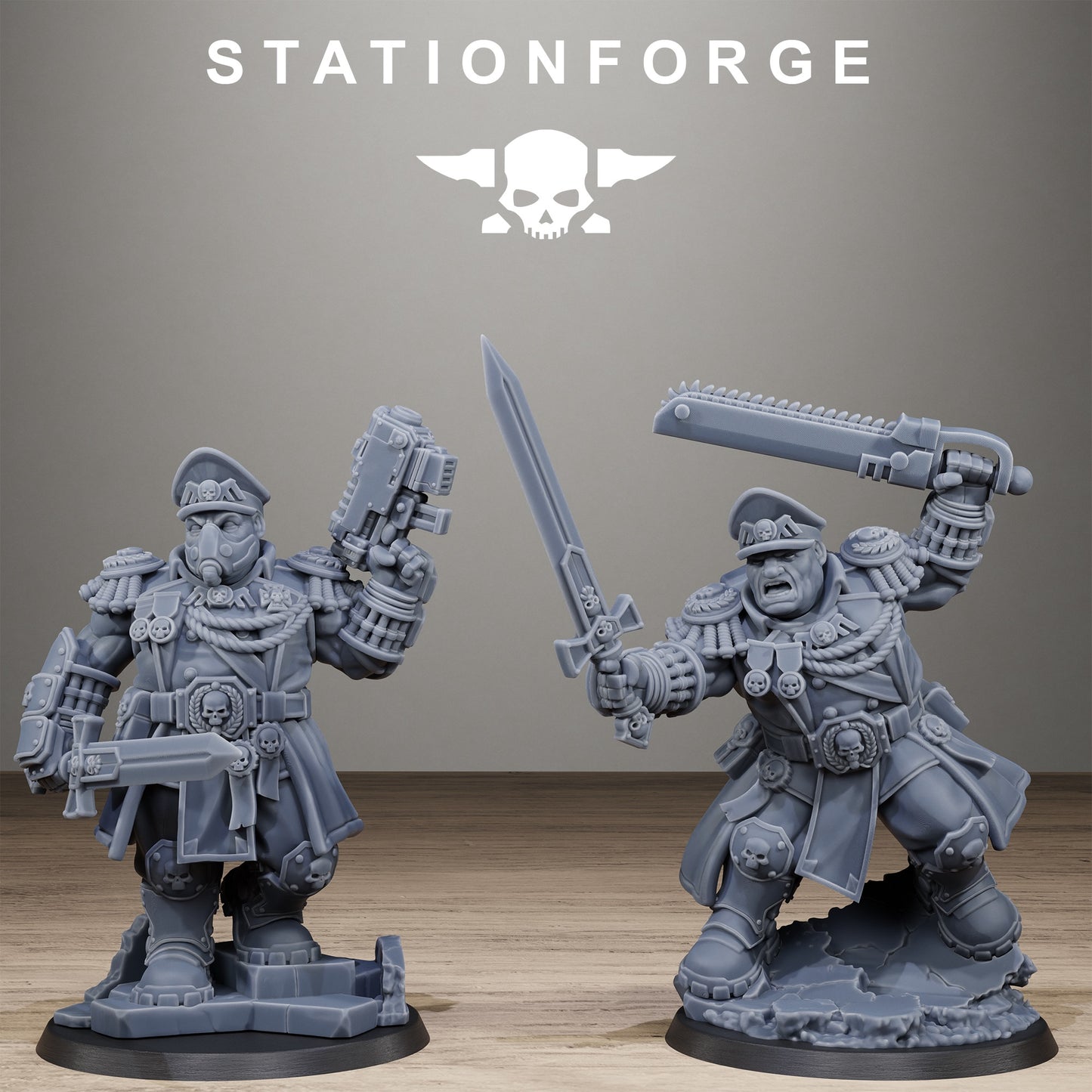 3D Printed GrimGuard Mutant Leaders by StationForge Miniatures