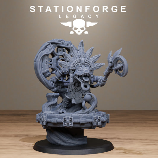 3D Printed Bogkin Swamp Shaman by StationForge Miniatures