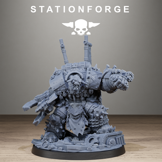 3D Printed Orkaz Brutal Boss by StationForge Miniatures