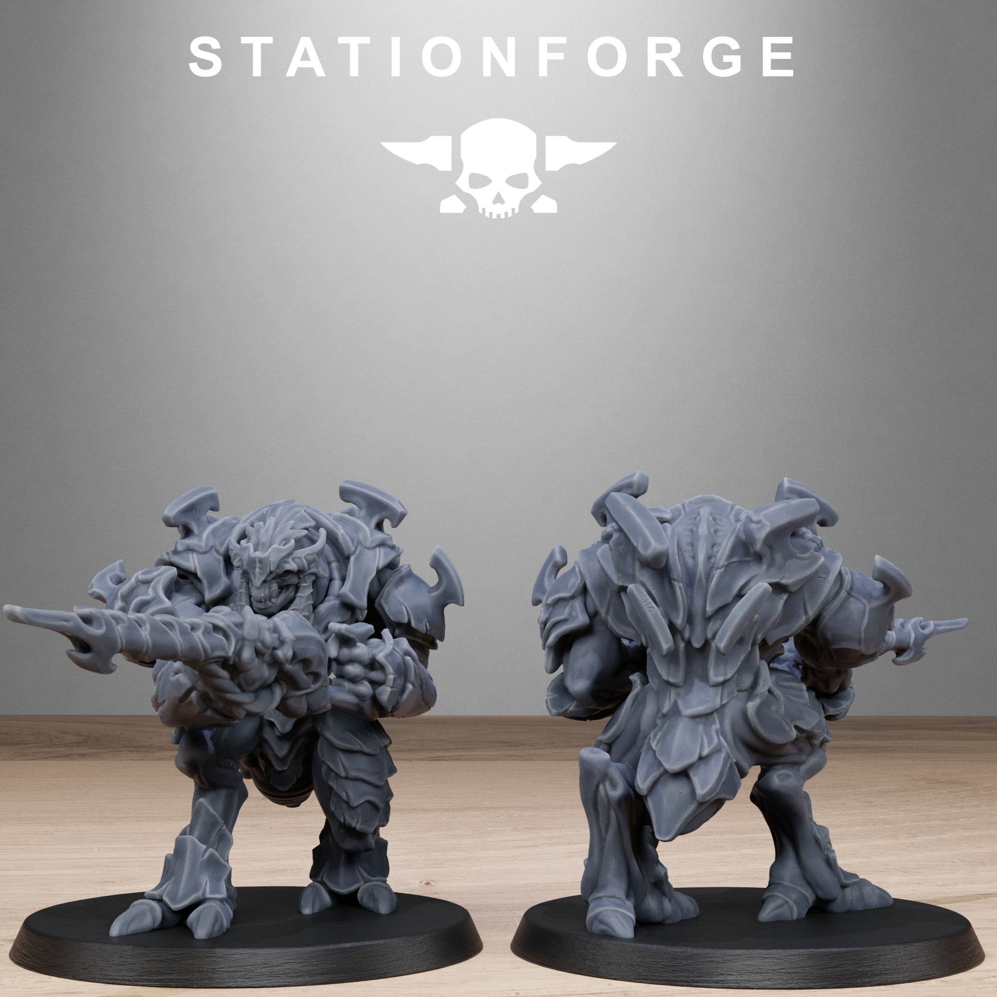 3D Printed Xenarid Warriors x10 by StationForge Miniatures – Last