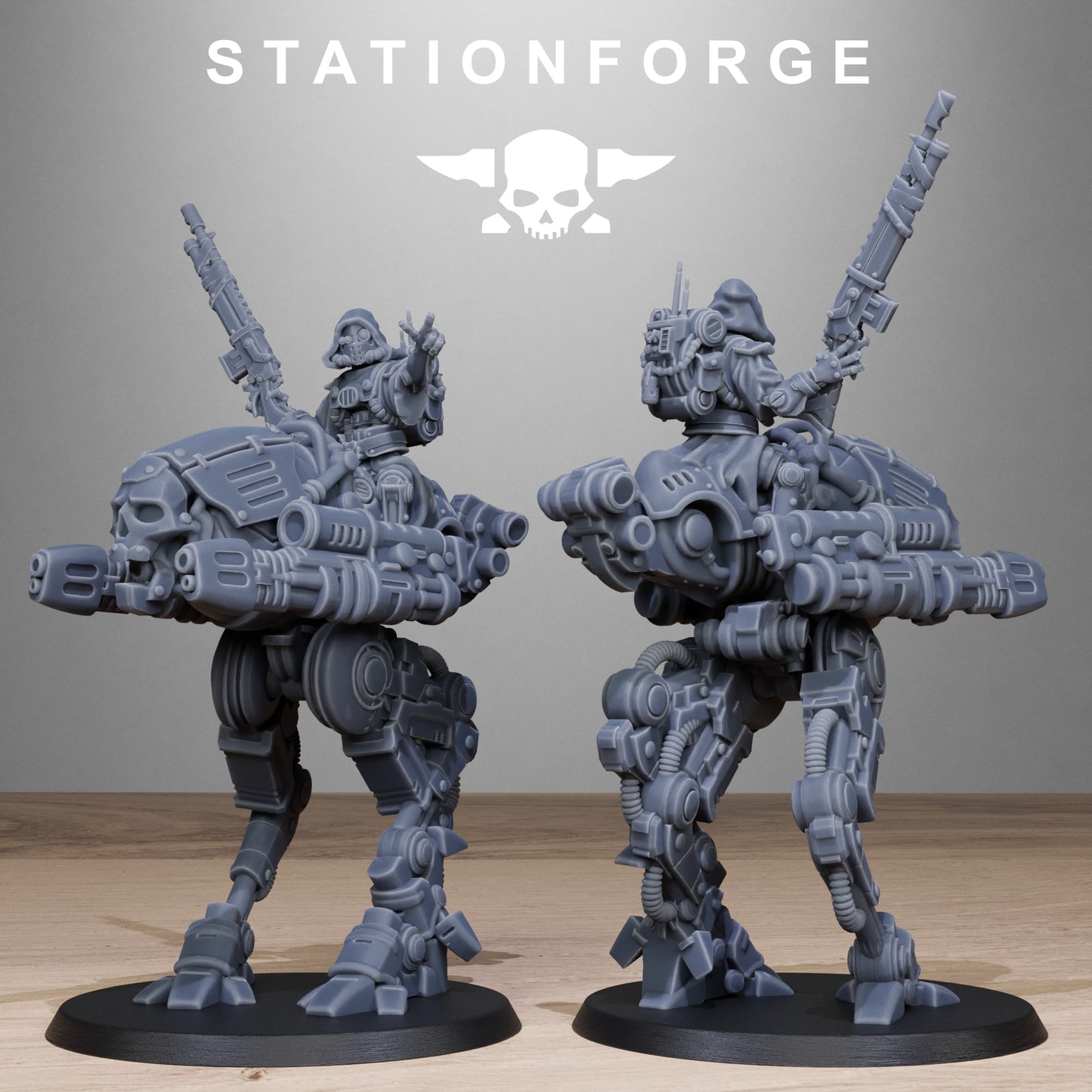 3D Printed Scavenger Shadow Walkers by StationForge Miniatures