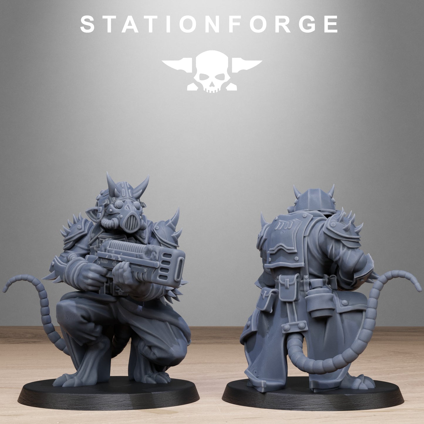 3D Printed Corrupted Guard Raticus by StationForge Miniatures