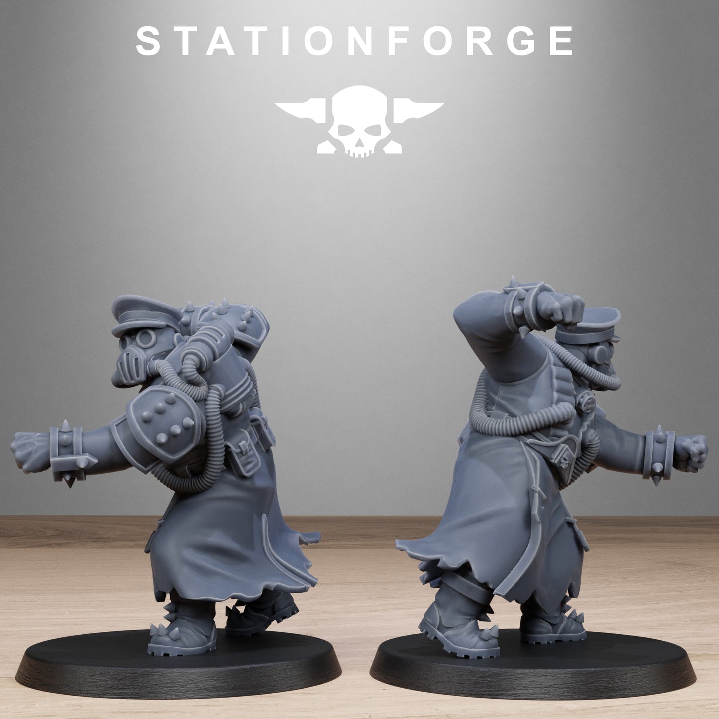 3D Printed Corrupted Guard Filthcrew Mutants by StationForge Miniatures