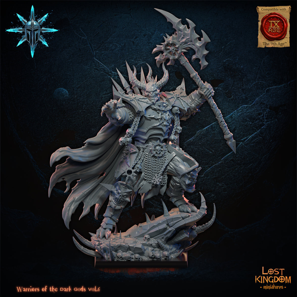 3D Printed Dark Prince by Lost Kingdom Miniatures