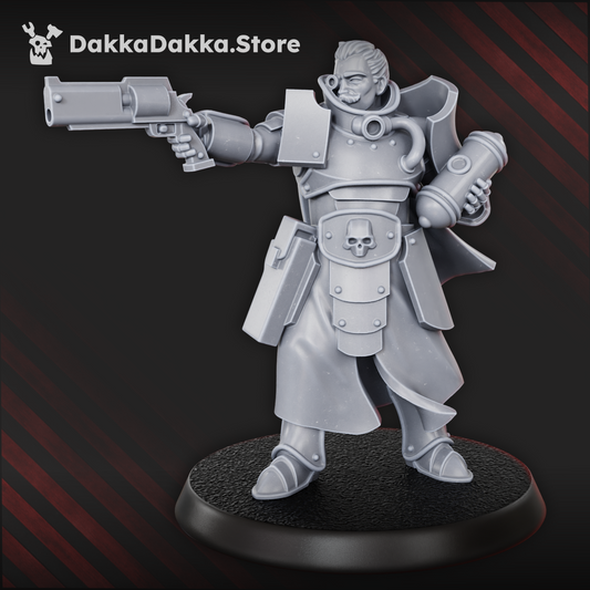 3D Printed Castellan the Pure by DakkaDakka Mininatures