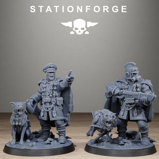 3D Printed GrimGuard Honored Commanders by StationForge Miniatures
