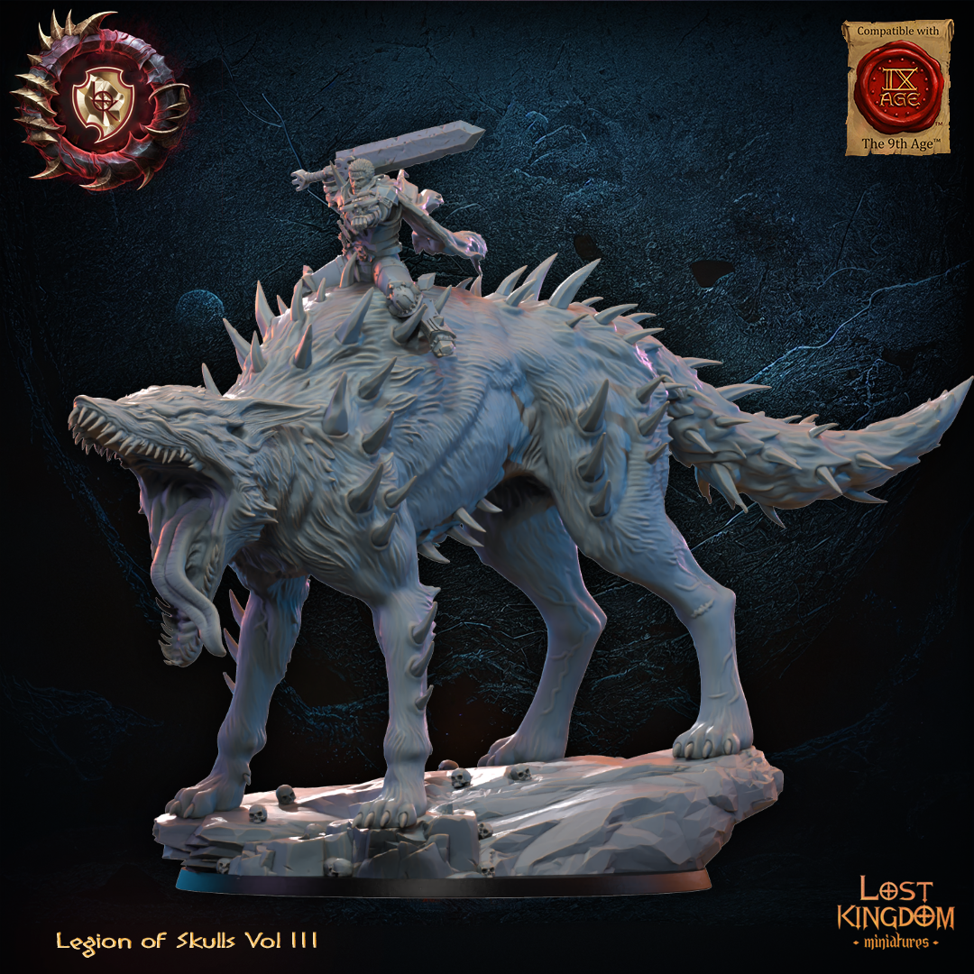 3D Printed Gôts, the Berserker on Wrath Spawn by Lost Kingdom Miniatures
