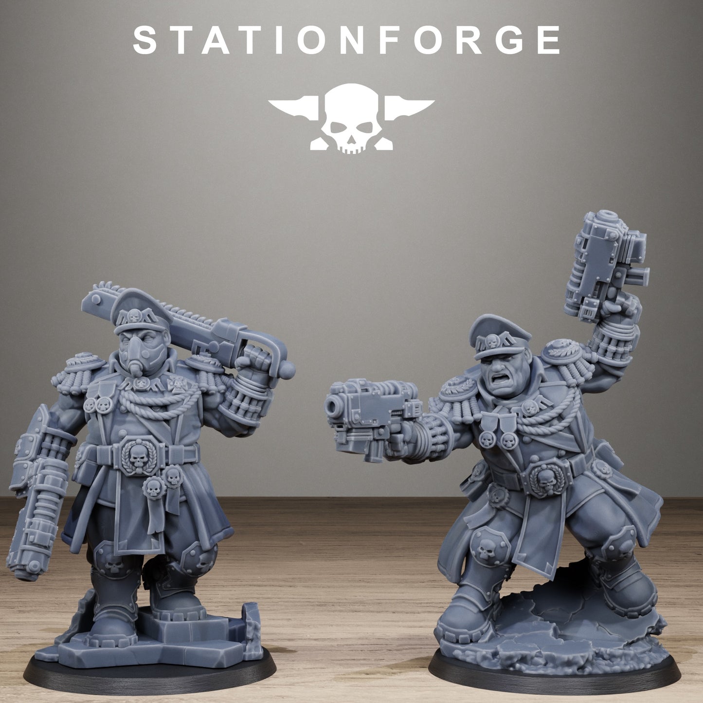 3D Printed GrimGuard Mutant Leaders by StationForge Miniatures