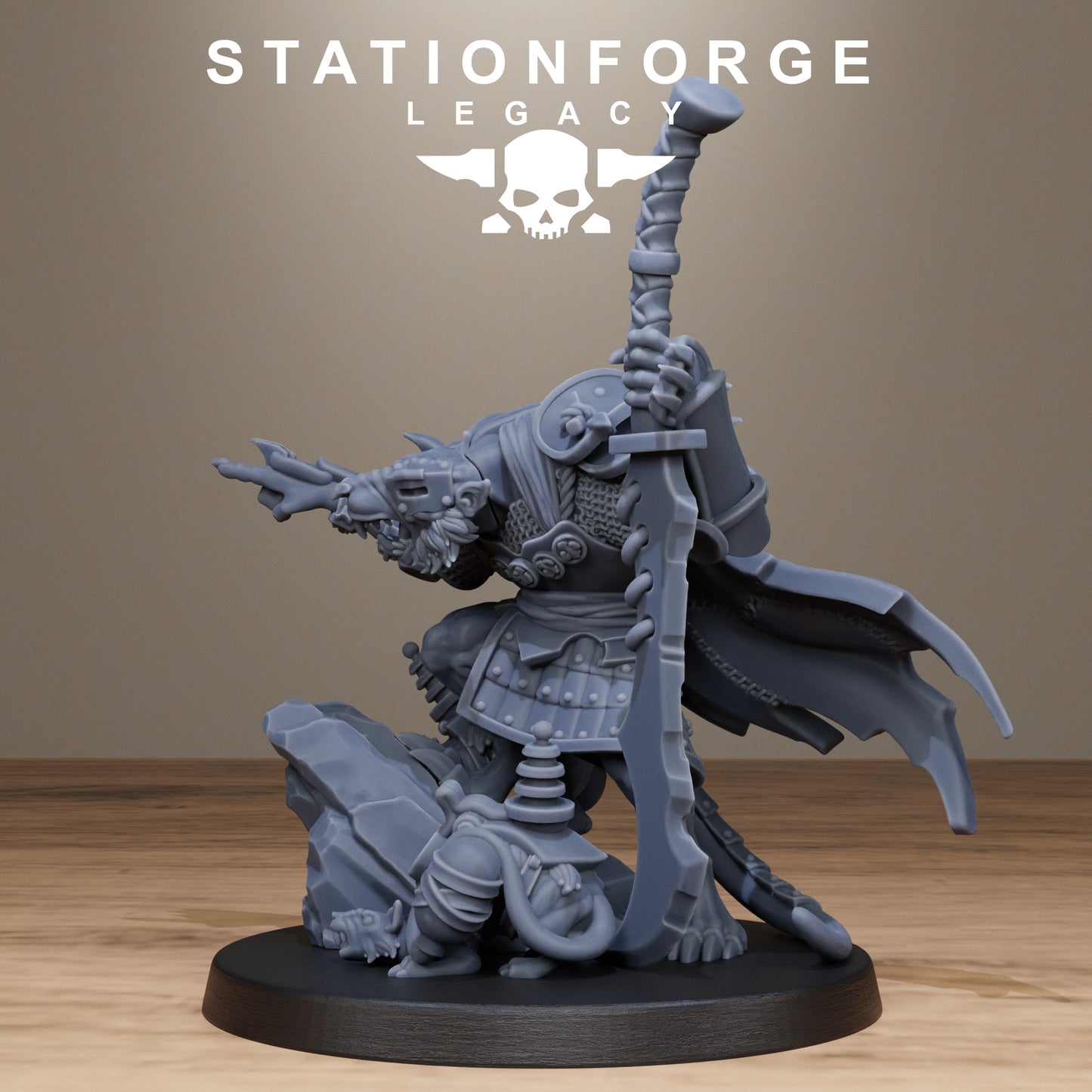 3D Printed Rotfang Master by StationForge Legacy Miniatures