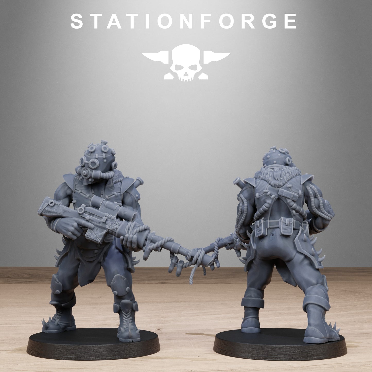 3D Printed Corrupted Spikers by StationForge Miniatures