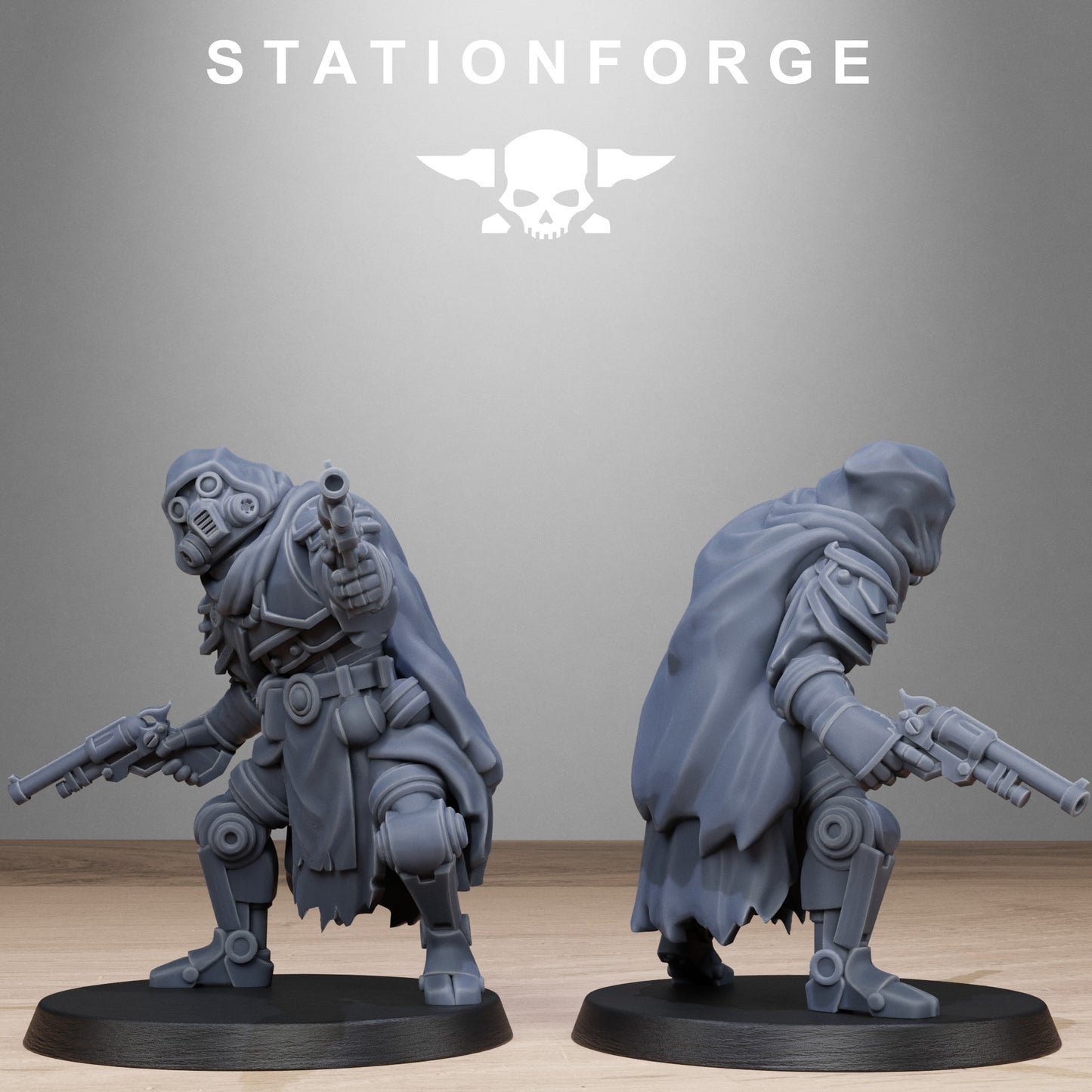 3D Printed Scavenger Tech Magicians x10 by StationForge Miniatures