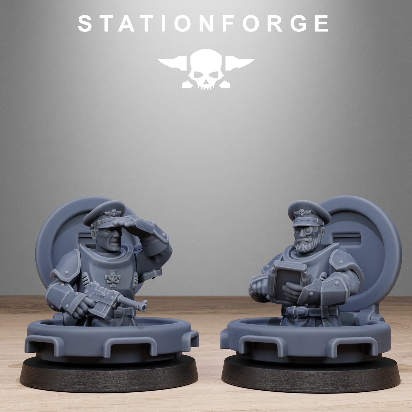 3D Printed Tank Commanders by Stationforge Miniatures