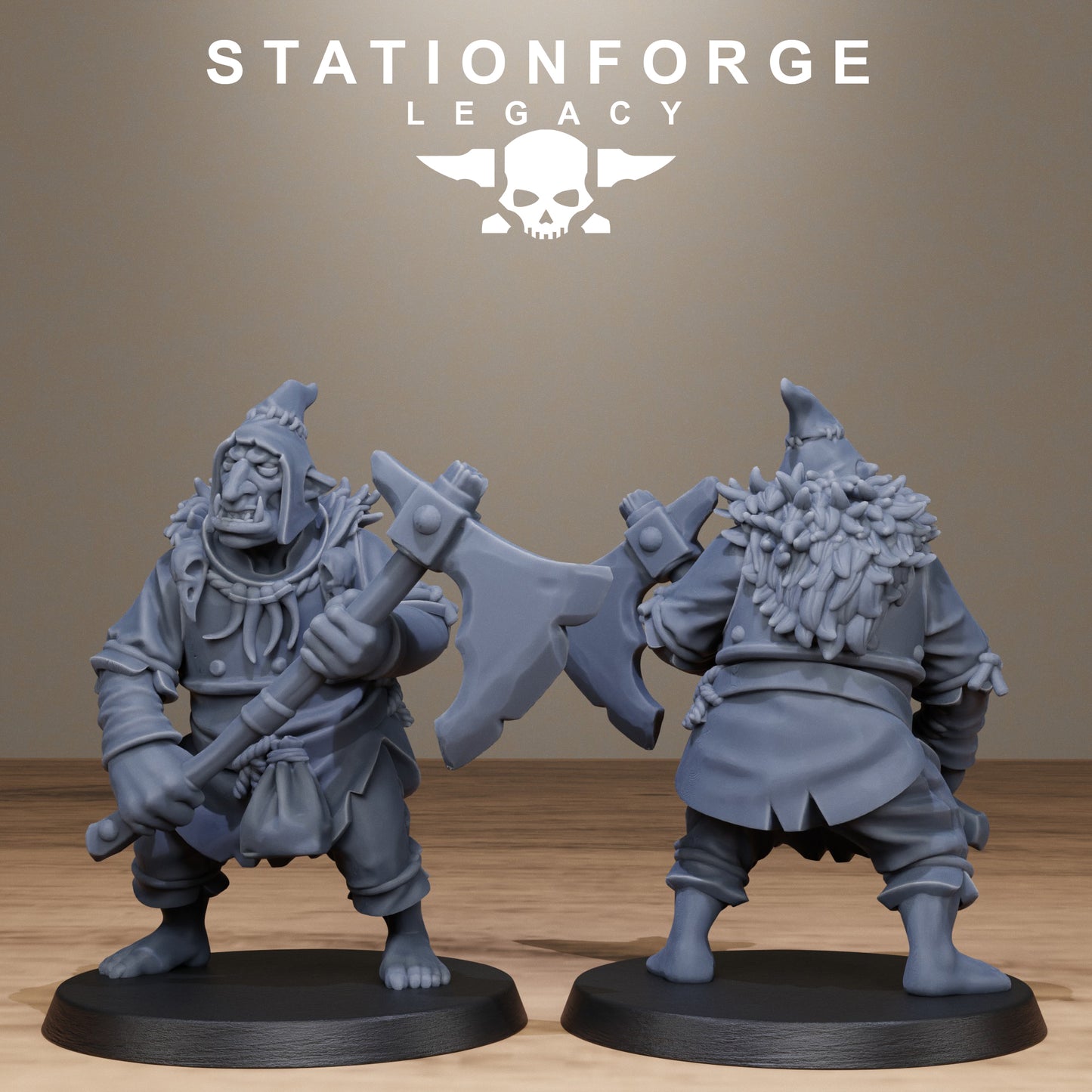 3D Printed Chaosvale Hobgoblins by StationForge Legacy Miniatures
