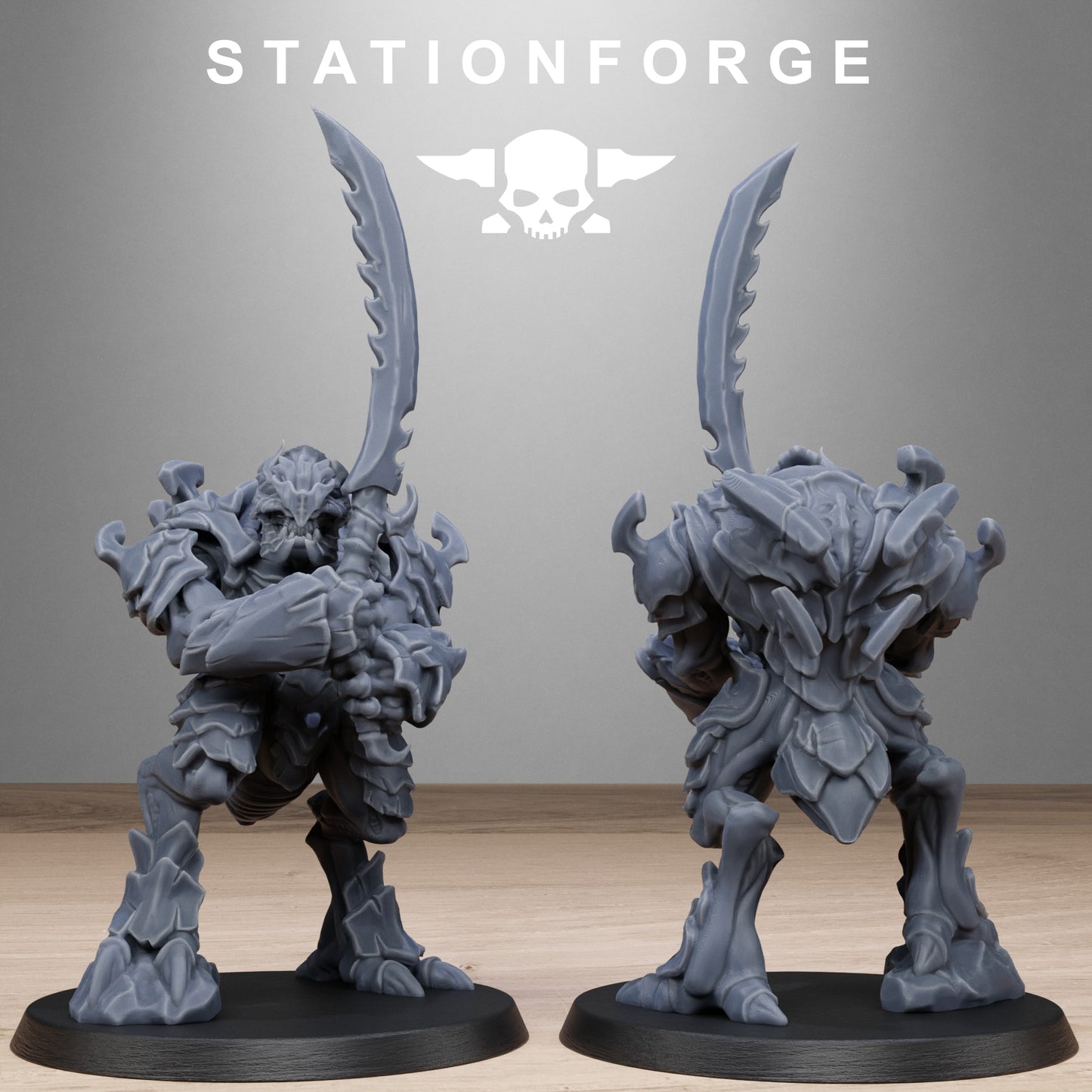 3D Printed Xenarid Warriors x10 by StationForge Miniatures