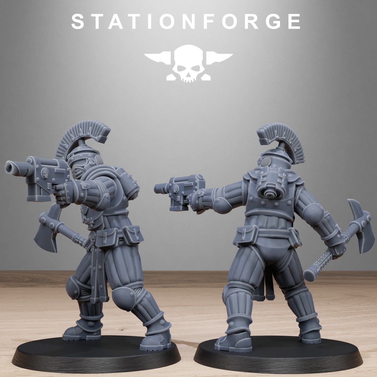 3D Printed GrimCorp Voidliners by StationForge Miniatures