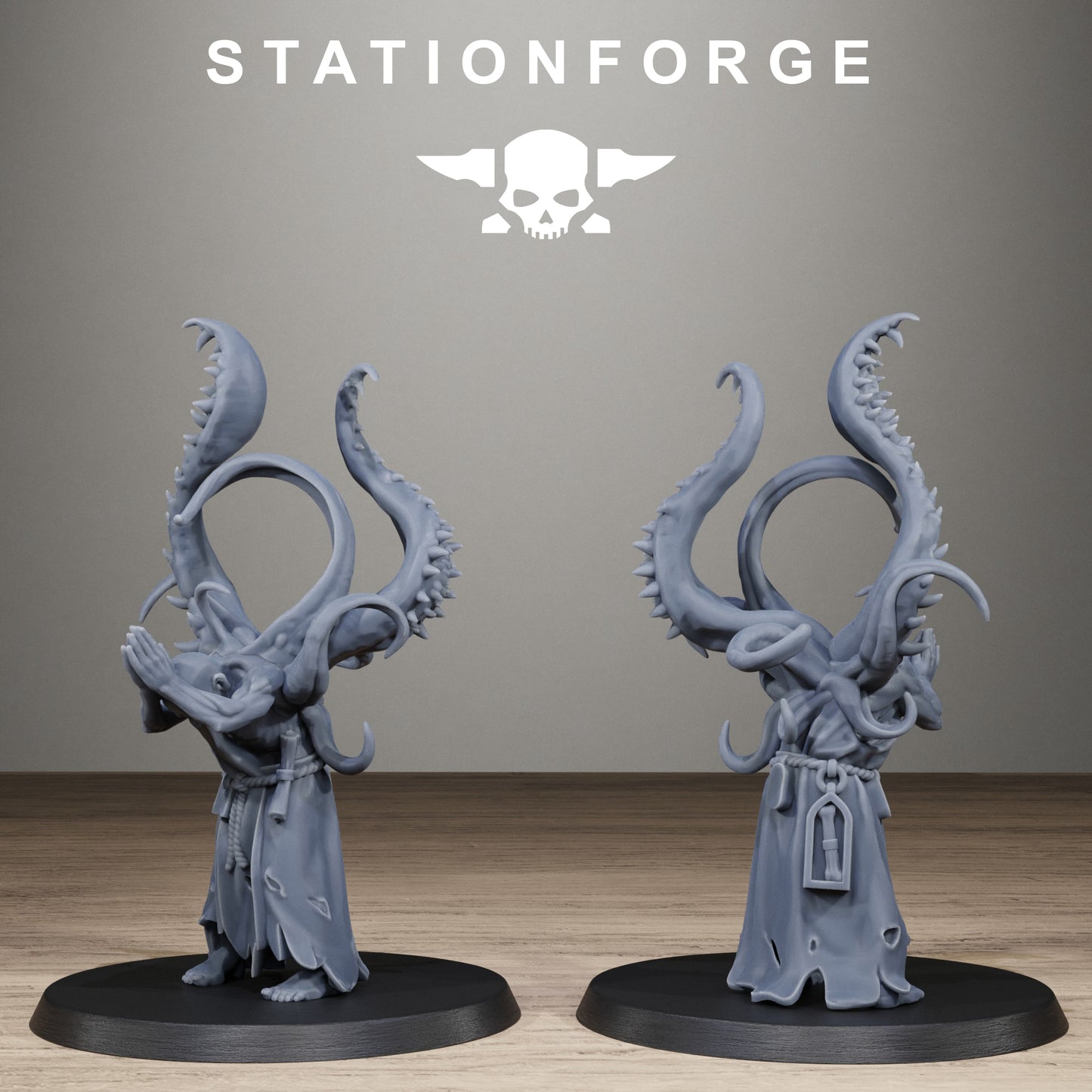 3D Printed Corrupted Guard Demon Possessed by StationForge Miniatures