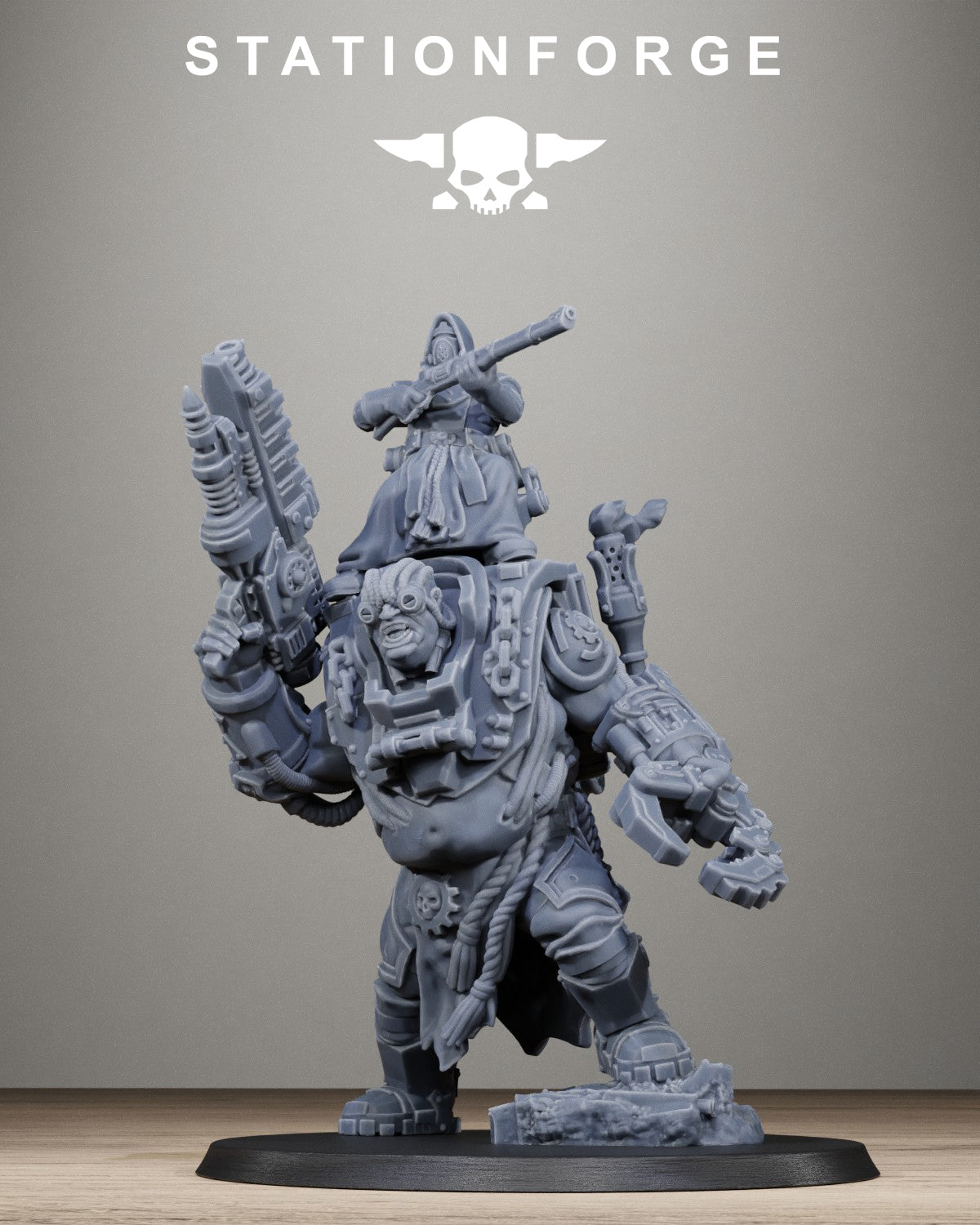 3D Printed Scavenger Beast Controllers x3 by StationForge Miniatures