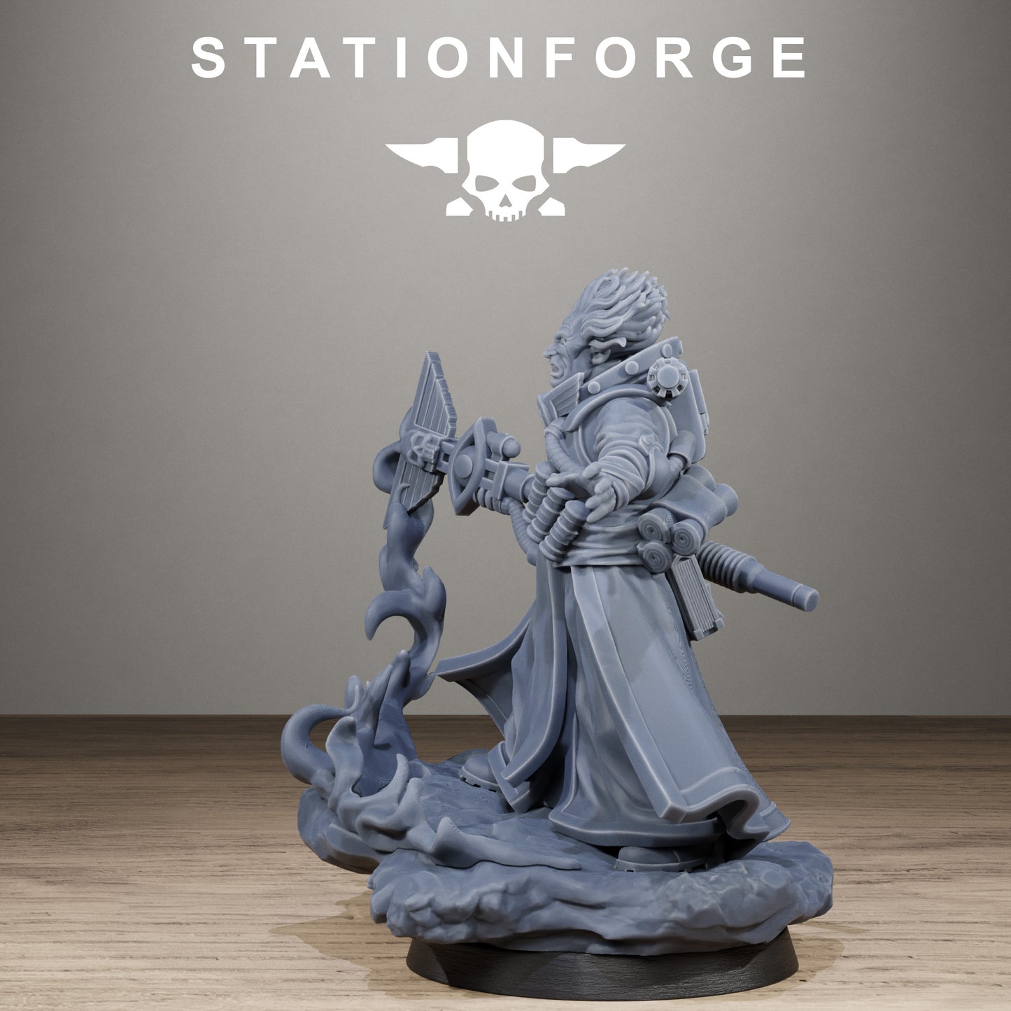 3D Printed GrimCorp Seer by StationForge Miniatures