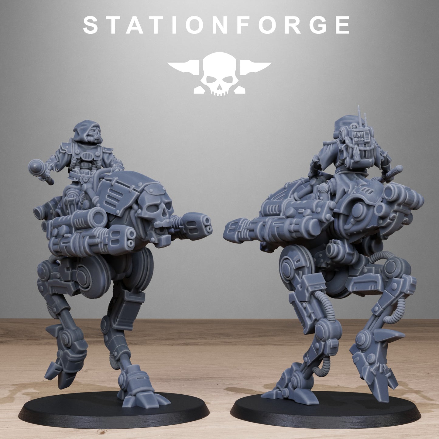 3D Printed Scavenger Shadow Walkers by StationForge Miniatures