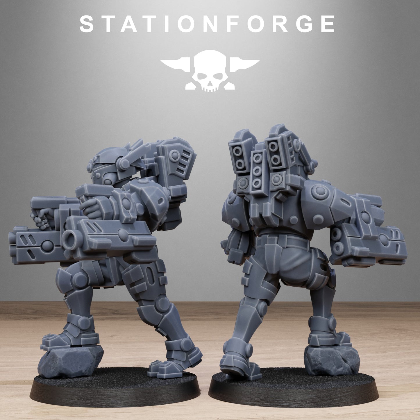 3D Printed Tarion Heavies x10 by StationForge Miniatures
