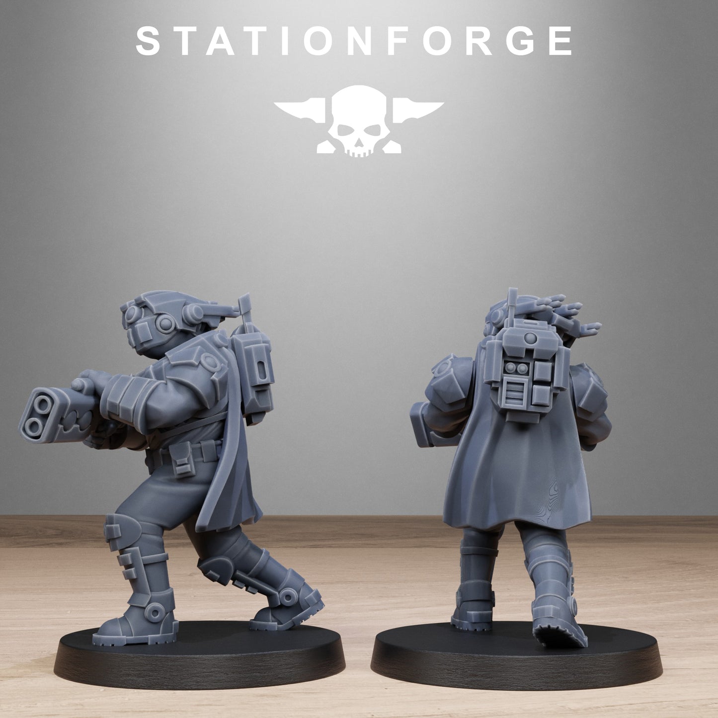 3D Printed Tarion PIstoleers by StationForge Miniatures