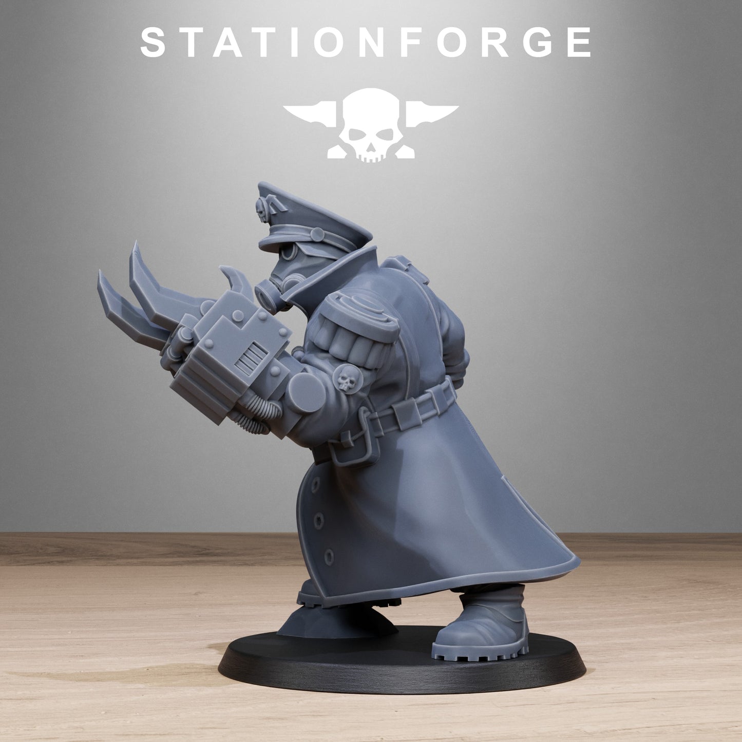 3D Printed FreeGuard Mutant Officer by StationForge Miniatures