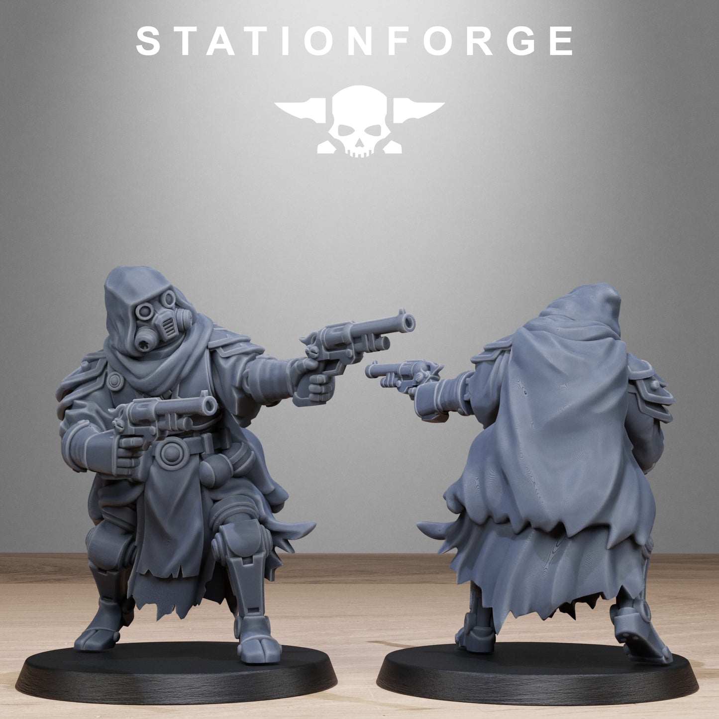 3D Printed Scavenger Tech Magicians x10 by StationForge Miniatures
