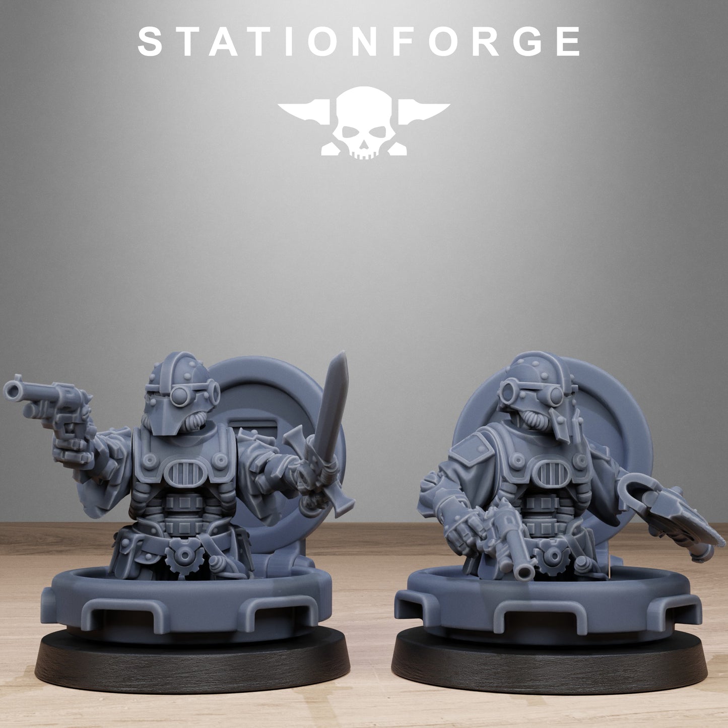 3D Printed Tank Commanders by Stationforge Miniatures