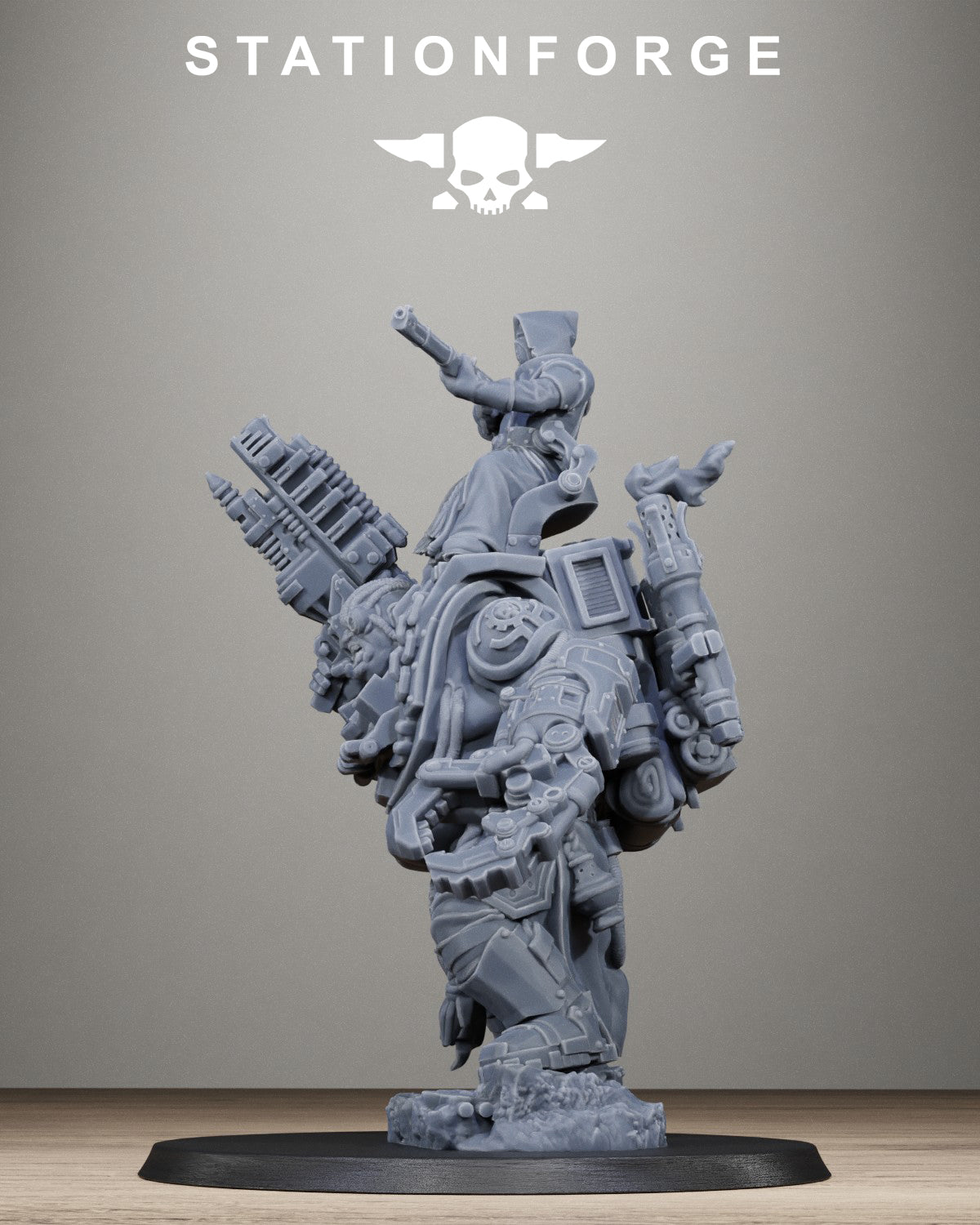 3D Printed Scavenger Beast Controllers x3 by StationForge Miniatures