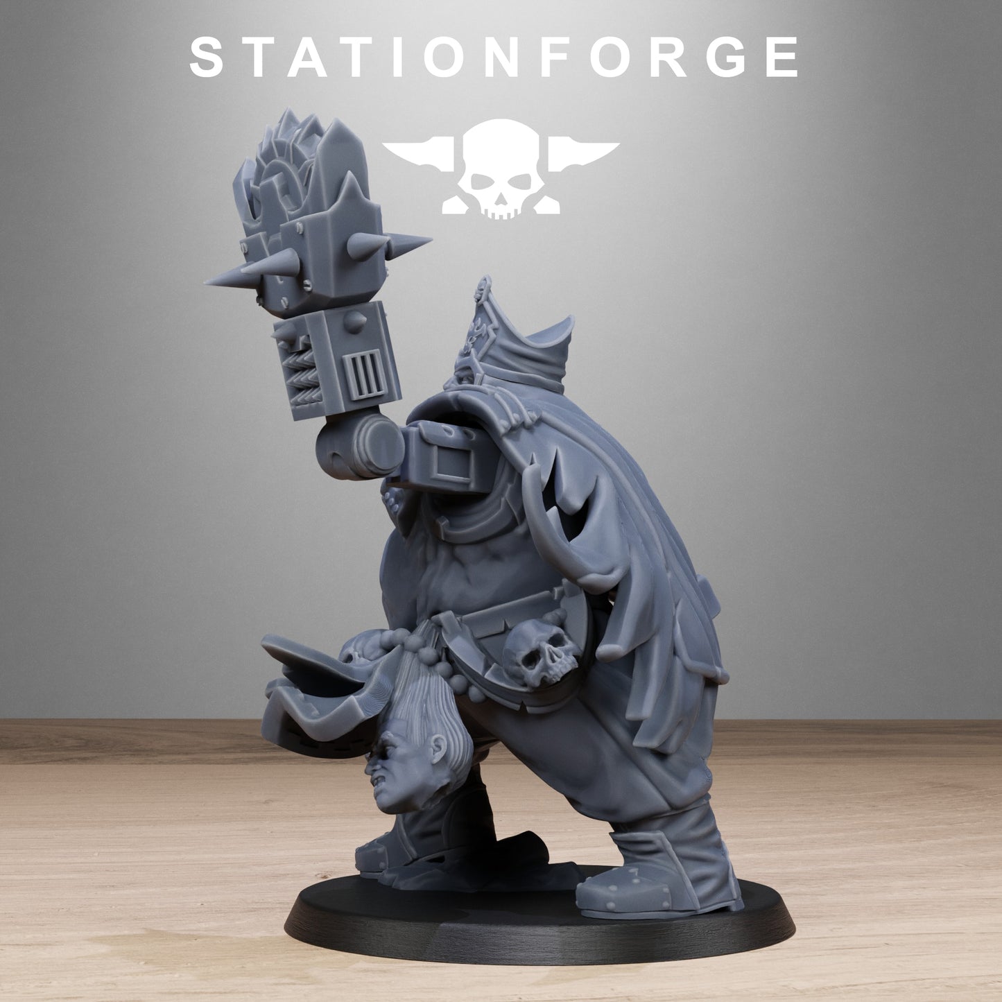 3D Printed Corrupted Guard Unholy Priest by StationForge Miniatures
