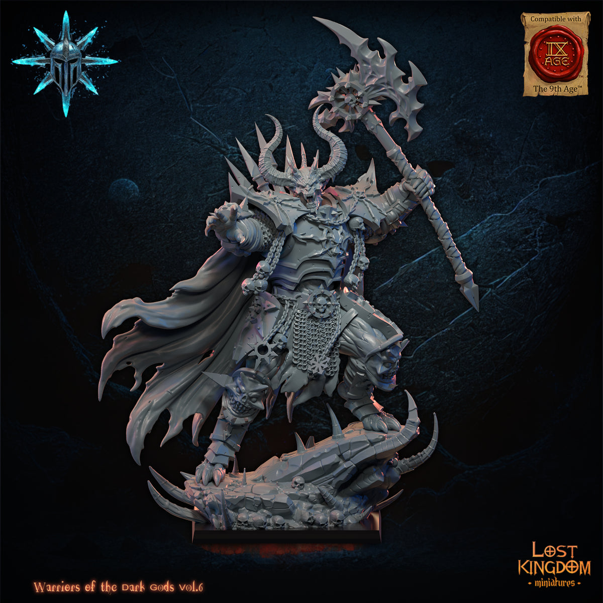 3D Printed Dark Prince by Lost Kingdom Miniatures