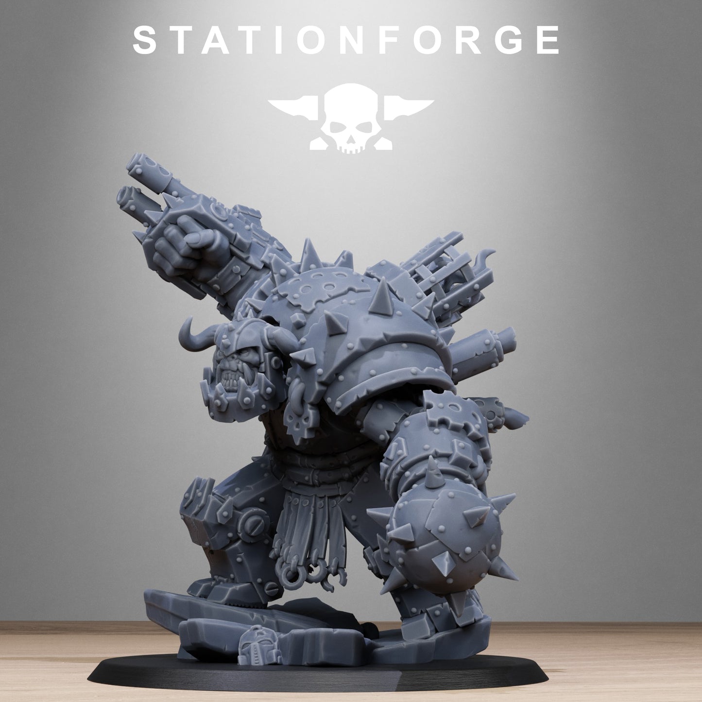 3D Printed Orkaz Metjaw Boss by StationForge Miniatures