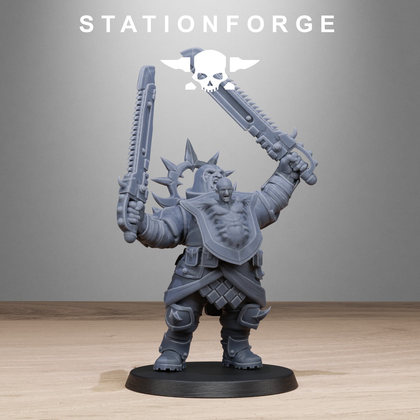 3D Printed Corrupted Guard Ogres by StationForge Miniatures