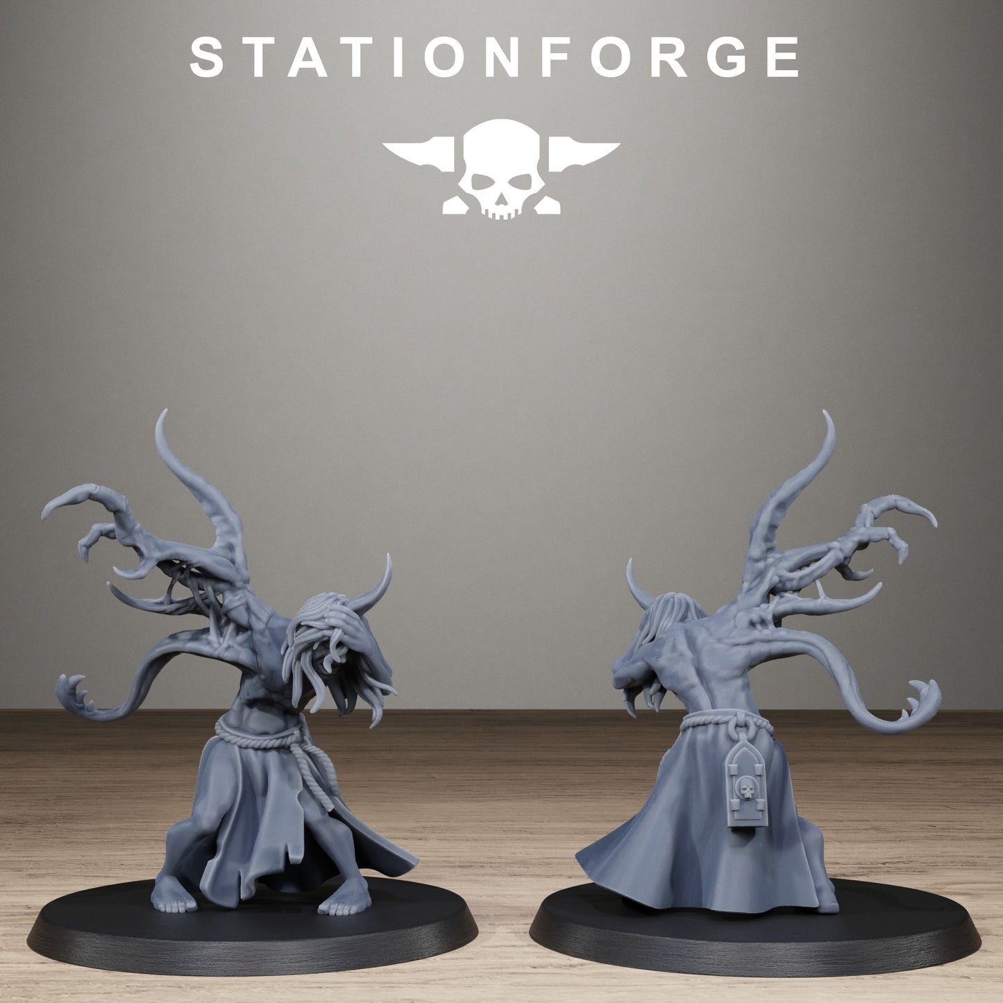 3D Printed Corrupted Guard Demon Possessed by StationForge Miniatures