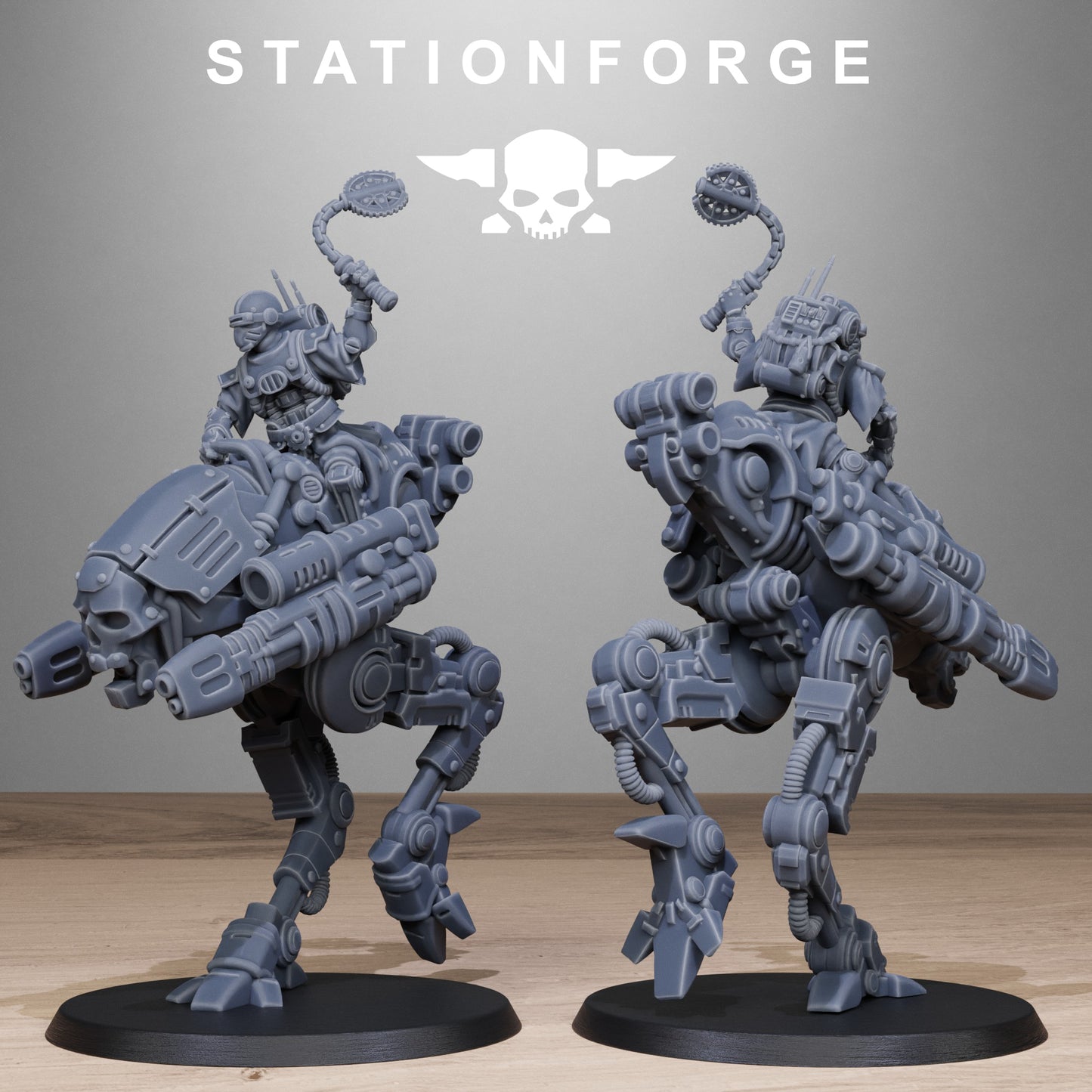 3D Printed Scavenger Shadow Walkers by StationForge Miniatures