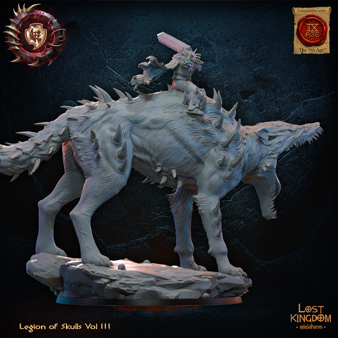 3D Printed Gôts, the Berserker on Wrath Spawn by Lost Kingdom Miniatures