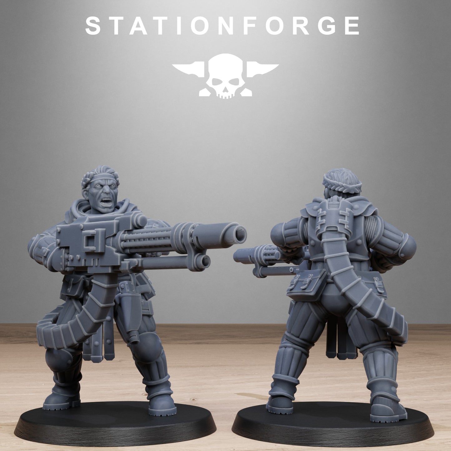 3D Printed GrimCorp Voidliners by StationForge Miniatures