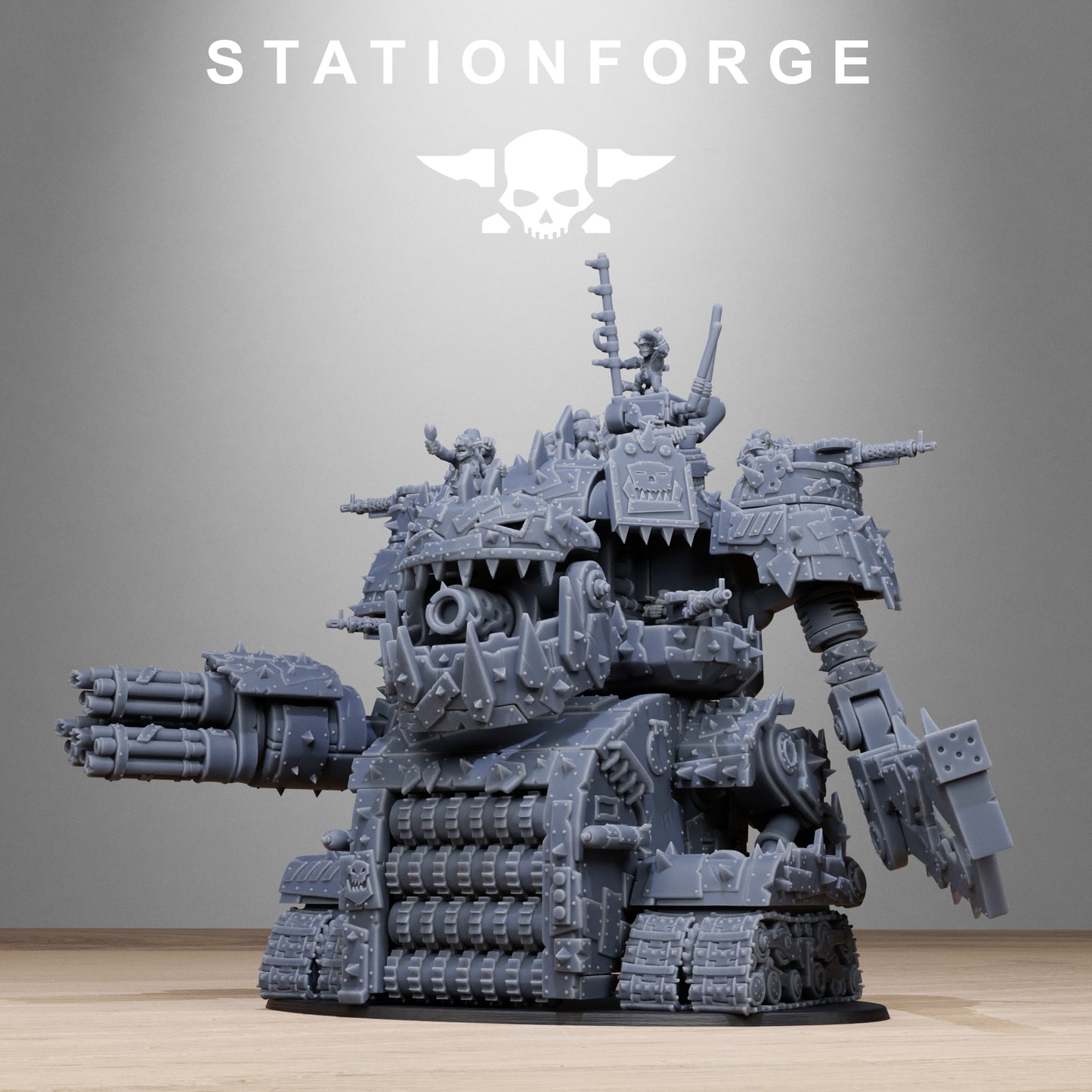 3D Printed Orkaz Gognaut by StationForge Miniatures