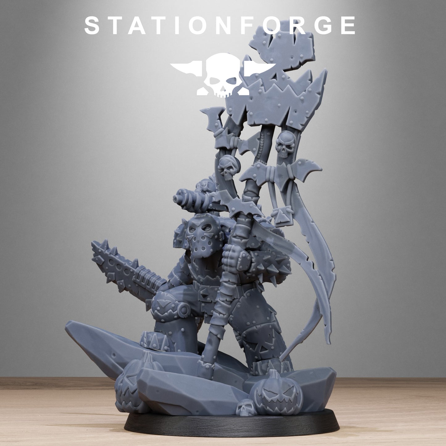 3D Printed Orkaz Boo Basher by StationForge Miniatures