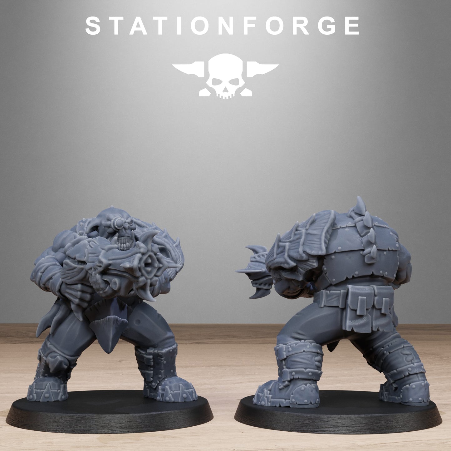 3D Printed Orkaz Biotech Looters by StationForge Miniatures