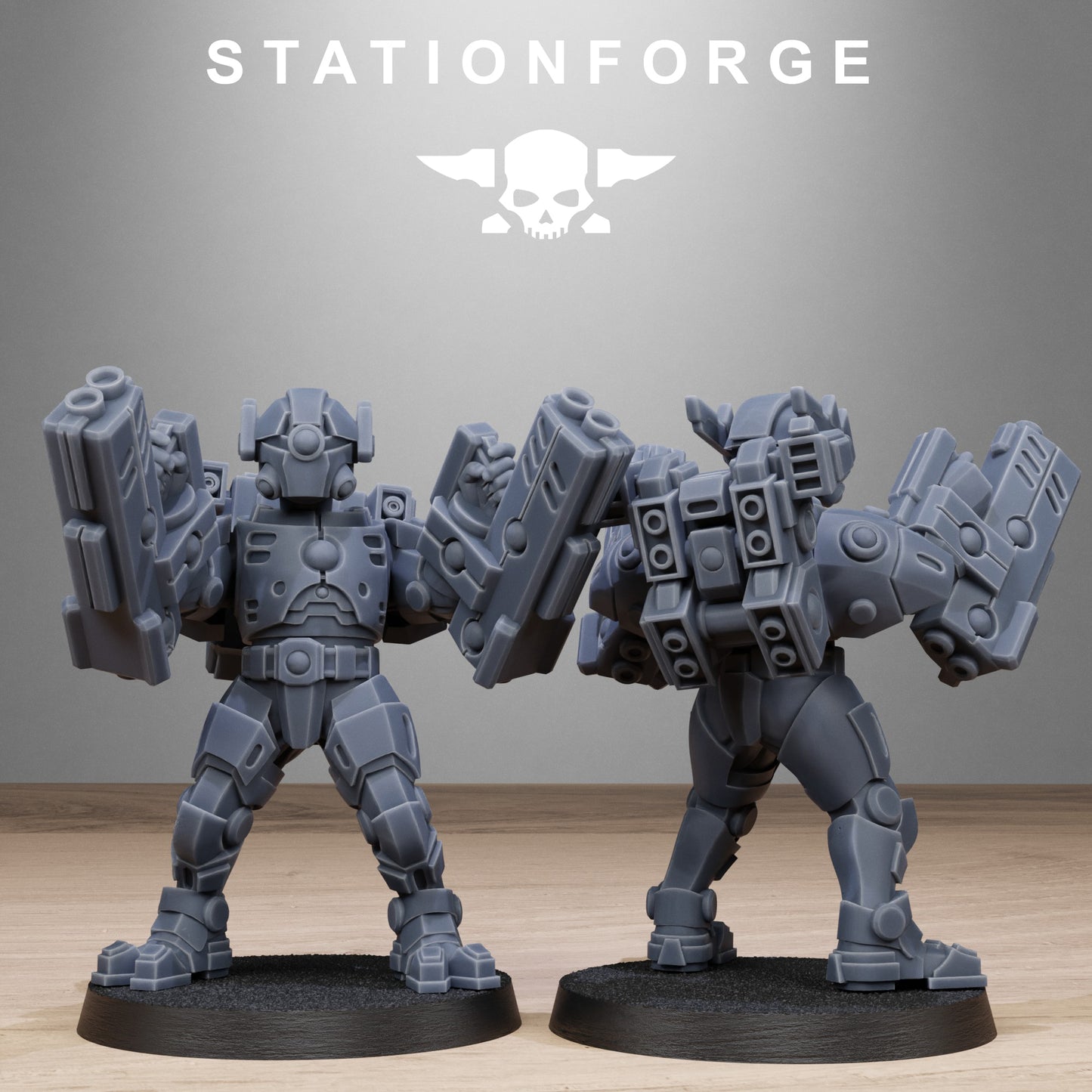 3D Printed Tarion Heavies x10 by StationForge Miniatures