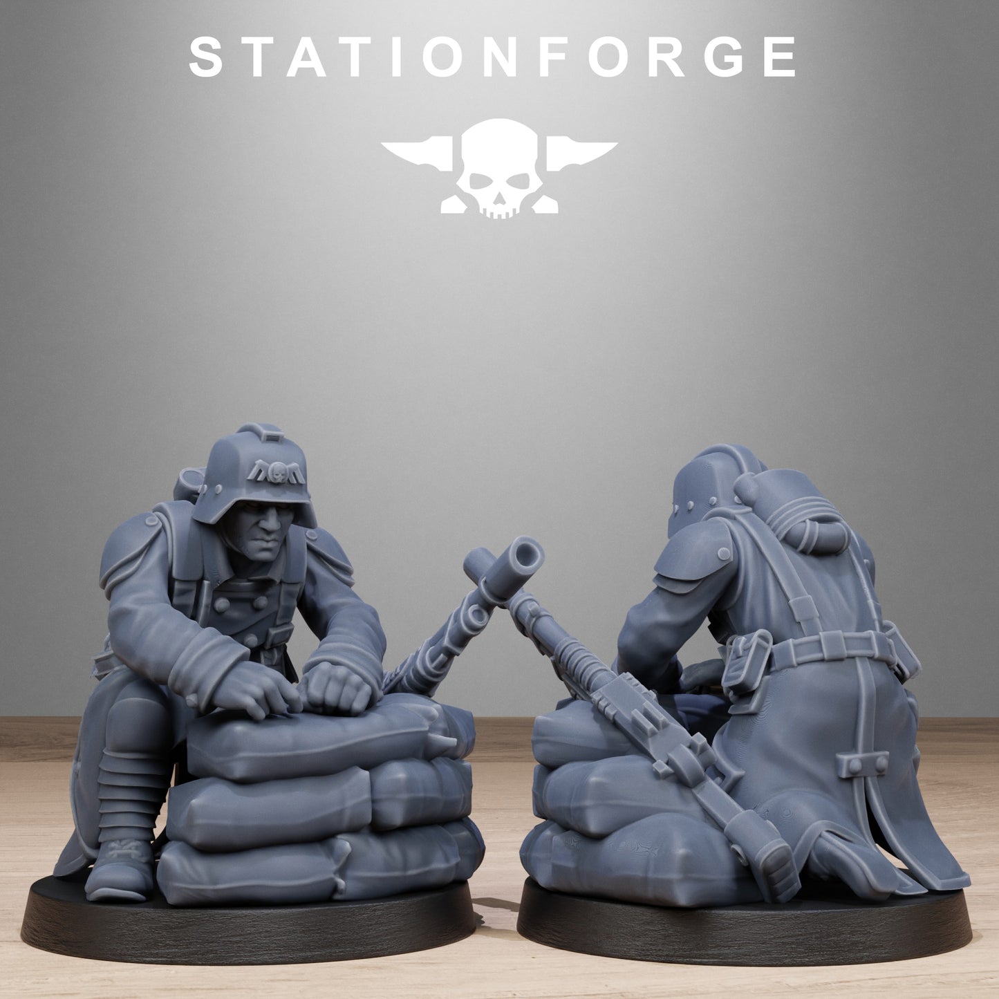 3D Printed GrimGuard Battlefront by StationForge Miniatures