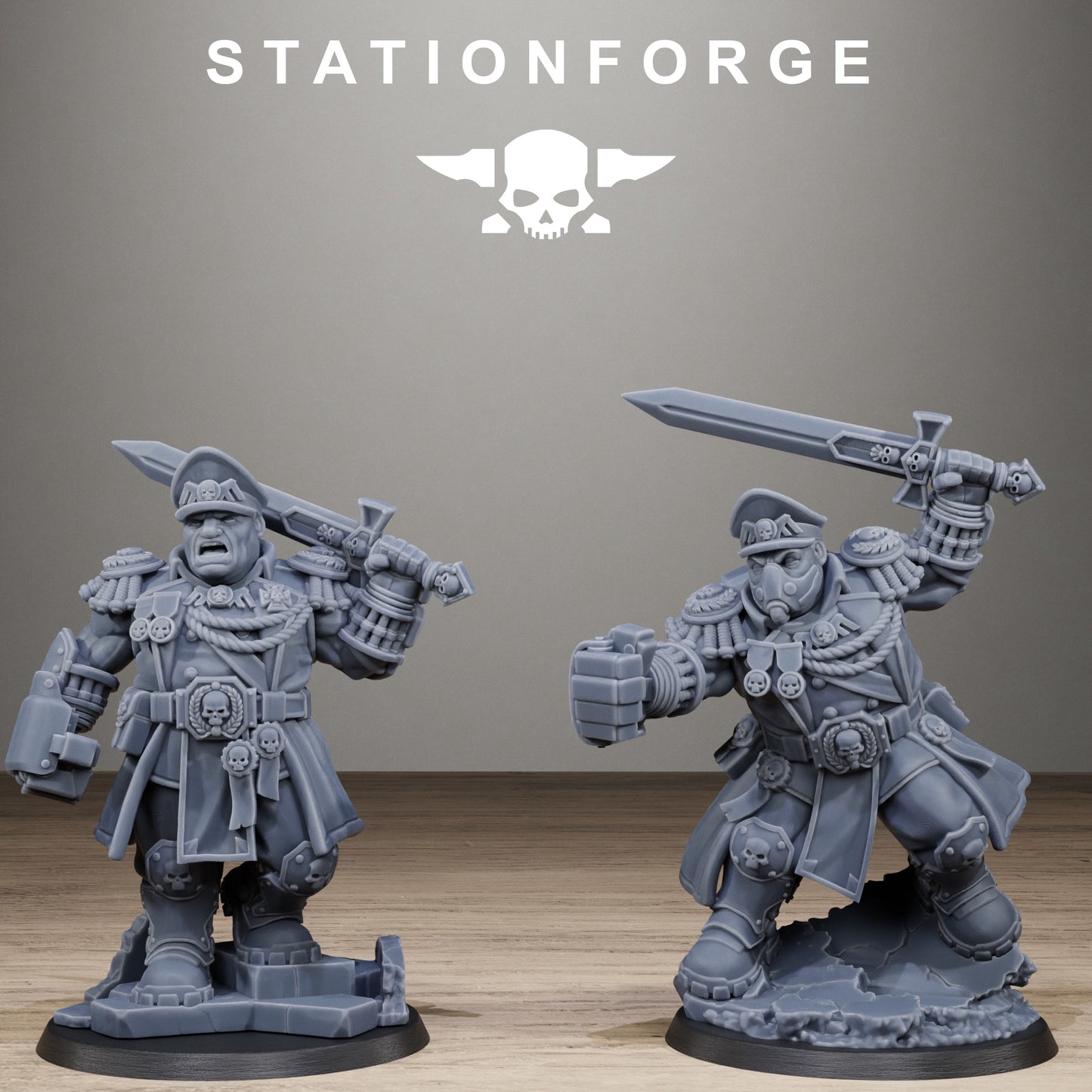 3D Printed GrimGuard Mutant Leaders by StationForge Miniatures