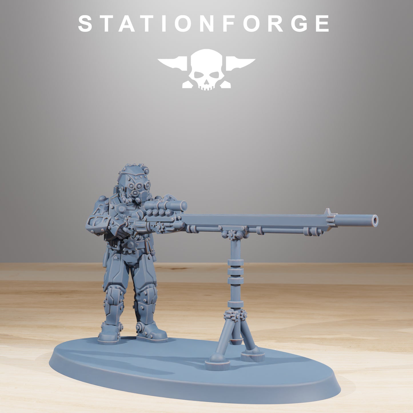 3D Printed Scavenger Security Patrol by StationForge Miniatures