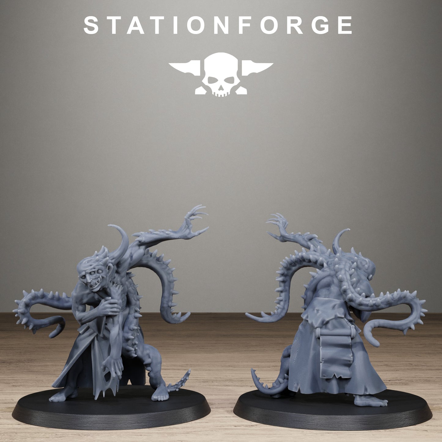 3D Printed Corrupted Guard Demon Possessed by StationForge Miniatures