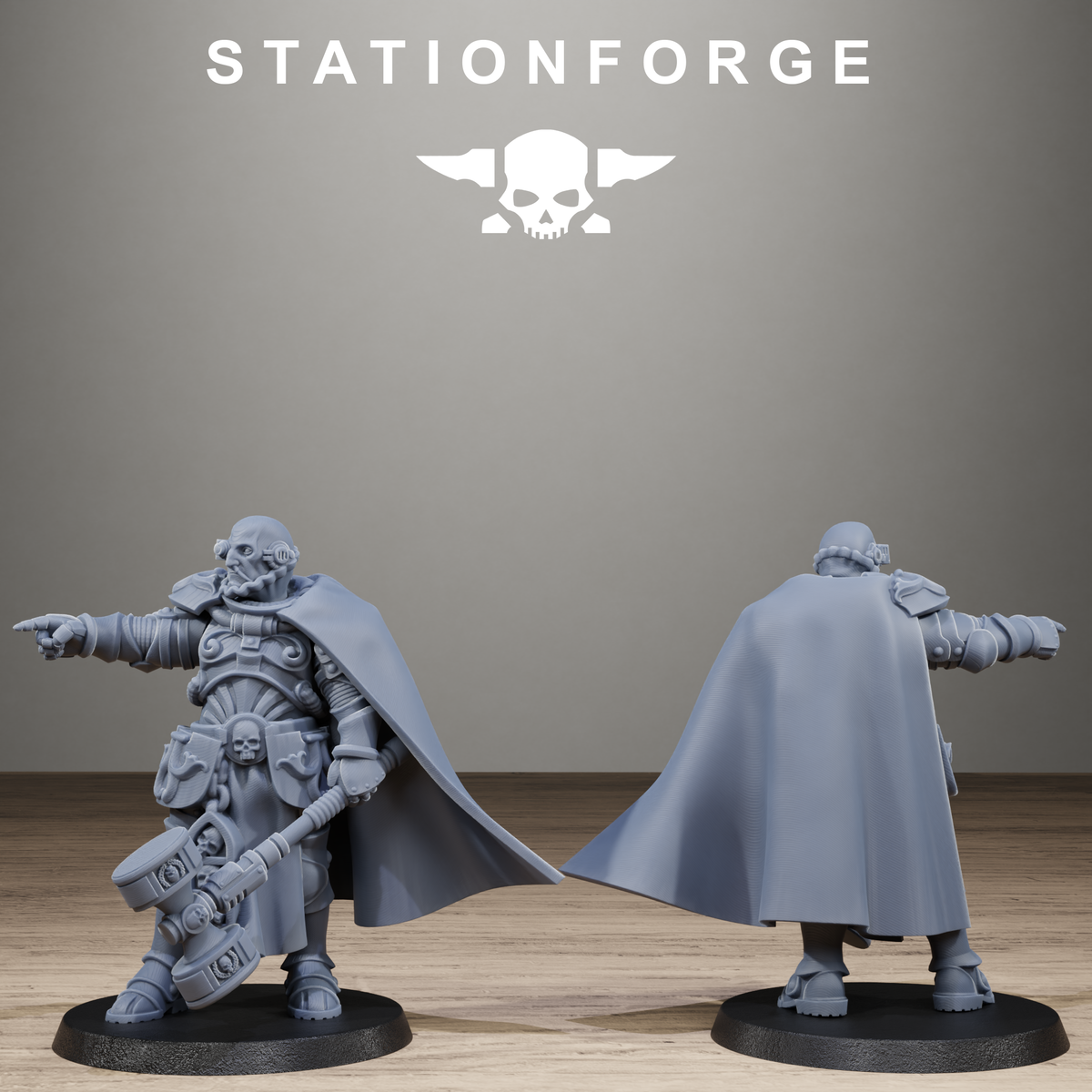 3D Printed GrimCorp Stragglers by StationForge Miniatures