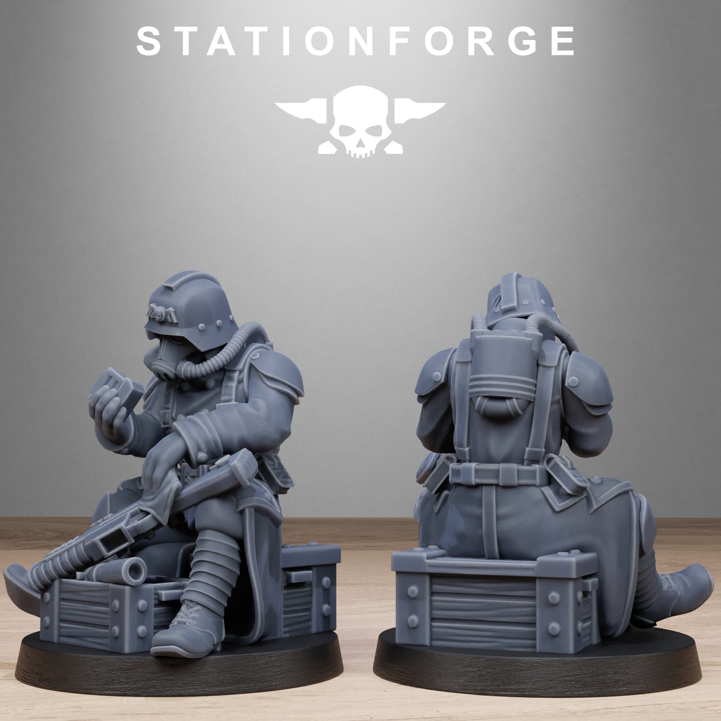 3D Printed GrimGuard Battlefront by StationForge Miniatures