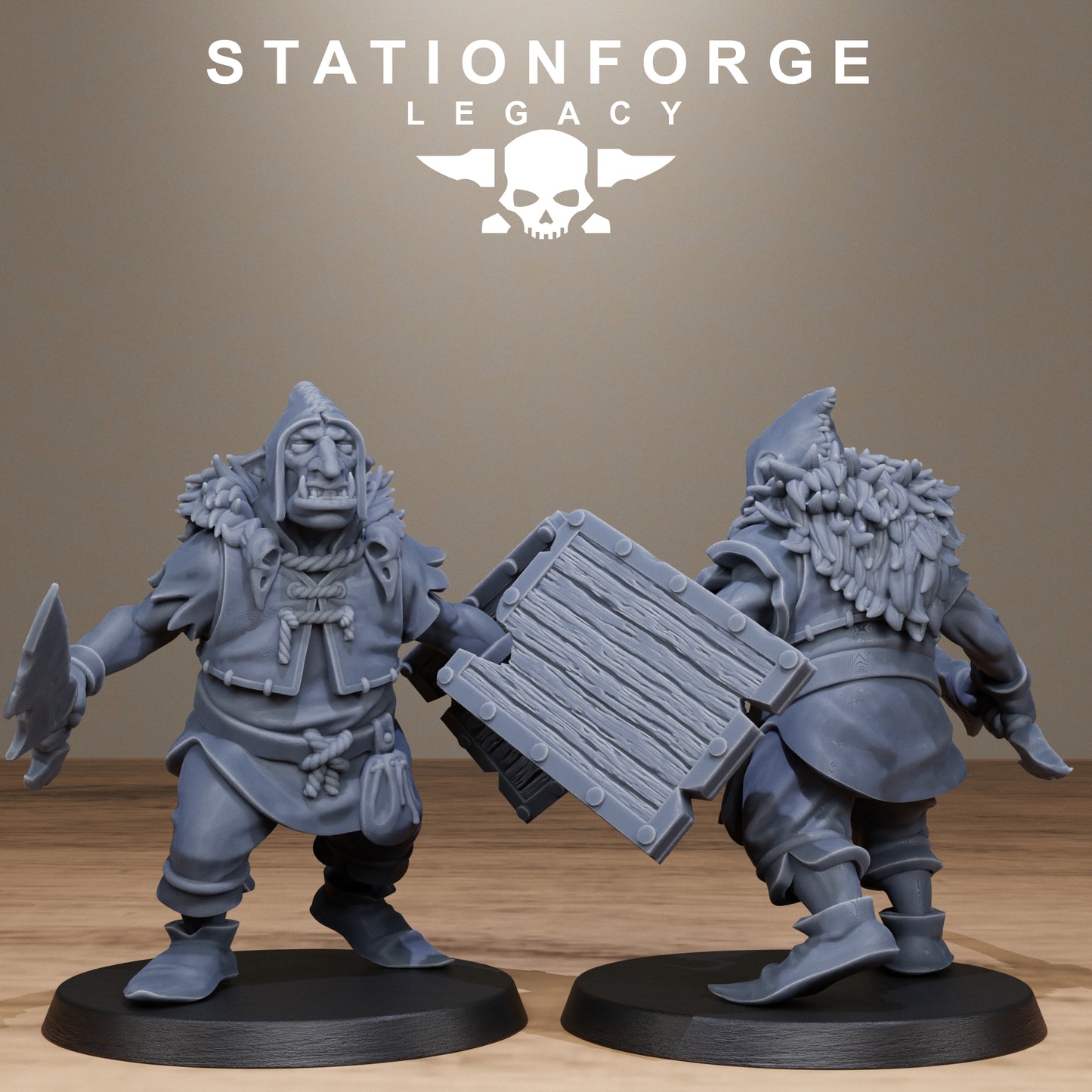 3D Printed Chaosvale Hobgoblins by StationForge Legacy Miniatures